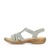 Rieker Women'S Strappy Sandals Mint Green