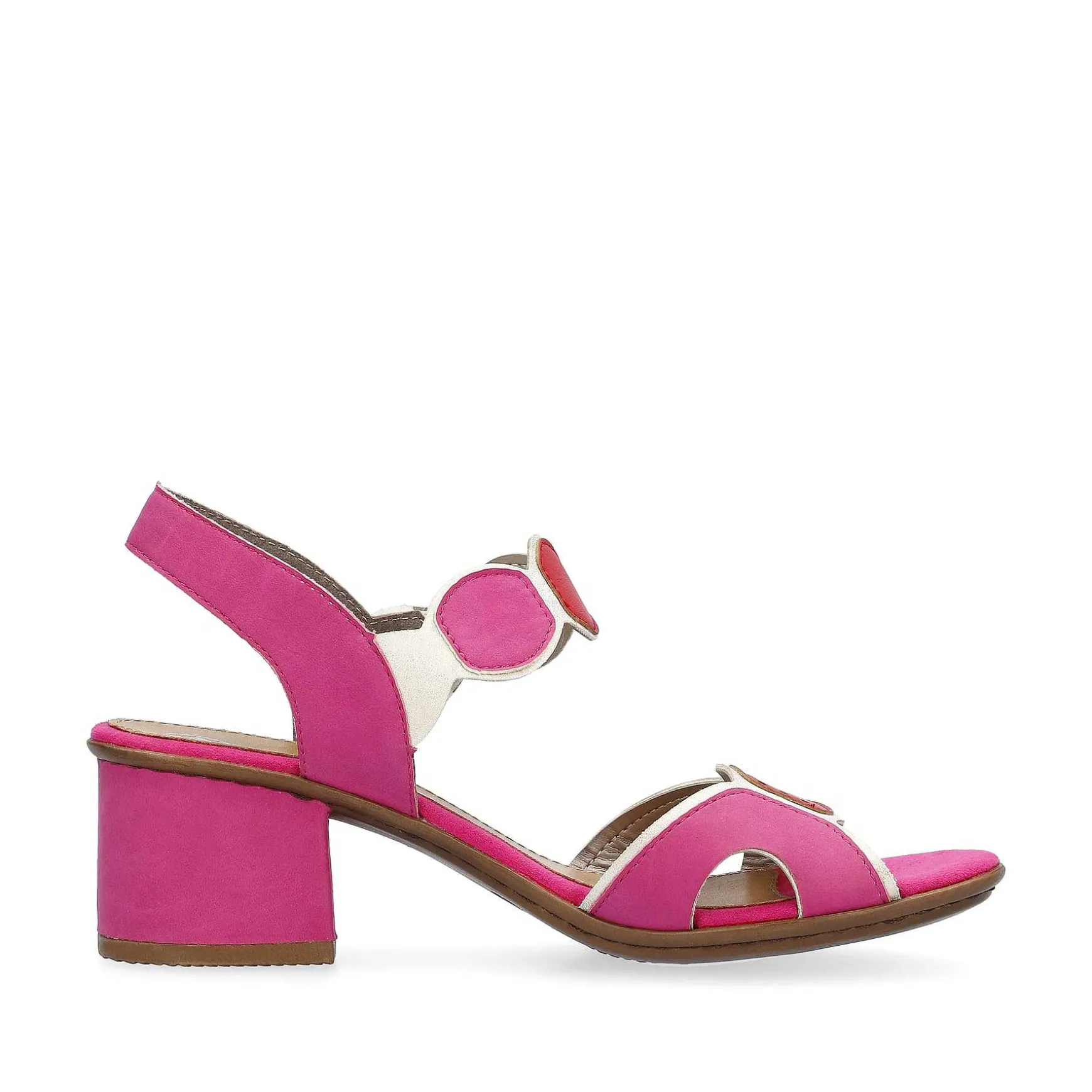 Rieker Women'S Strappy Sandals Pink