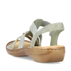 Rieker Women'S Strappy Sandals Mint Green