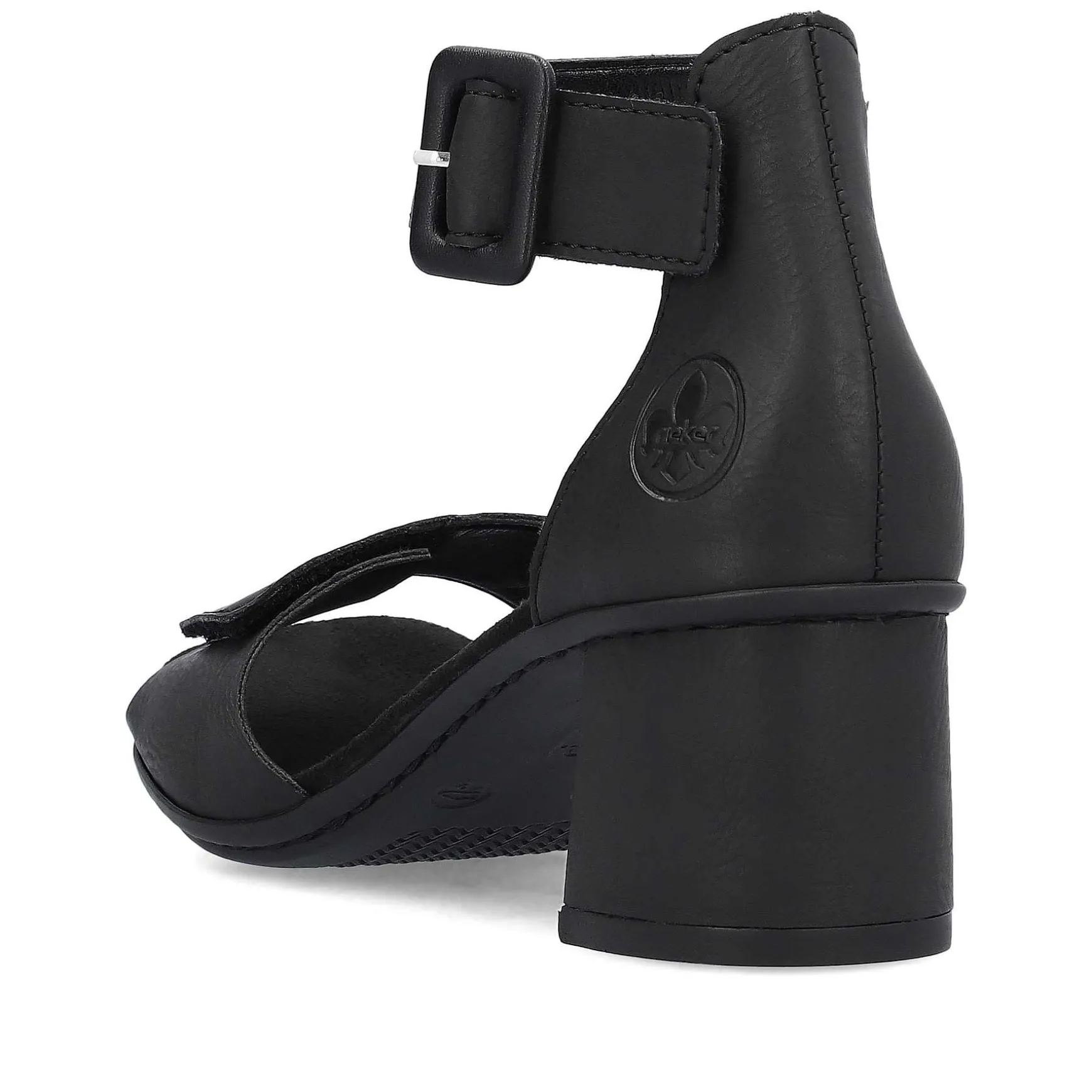 Rieker Women'S Strappy Sandals Jet Black