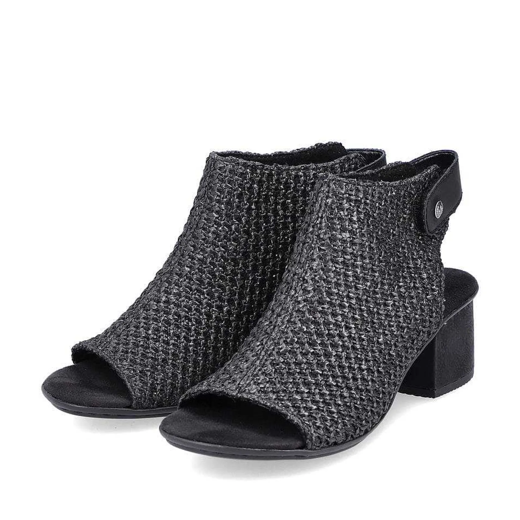 Rieker Women'S Strappy Sandals Jet Black
