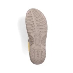 Rieker Women'S Strappy Sandals Lemon Yellow