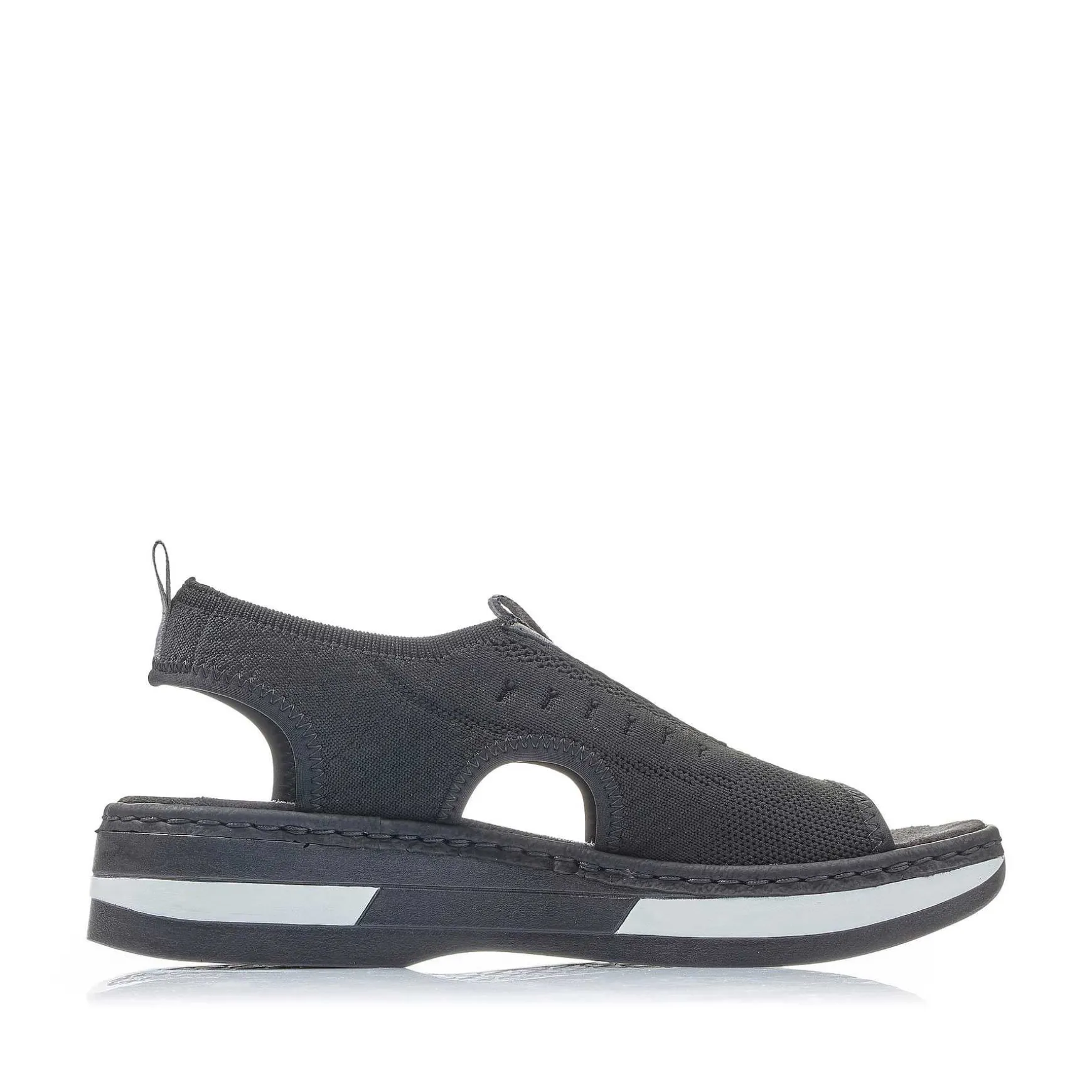 Rieker Women'S Strappy Sandals Night Black