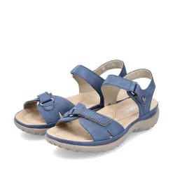 Rieker Women'S Strappy Sandals Azure Blue