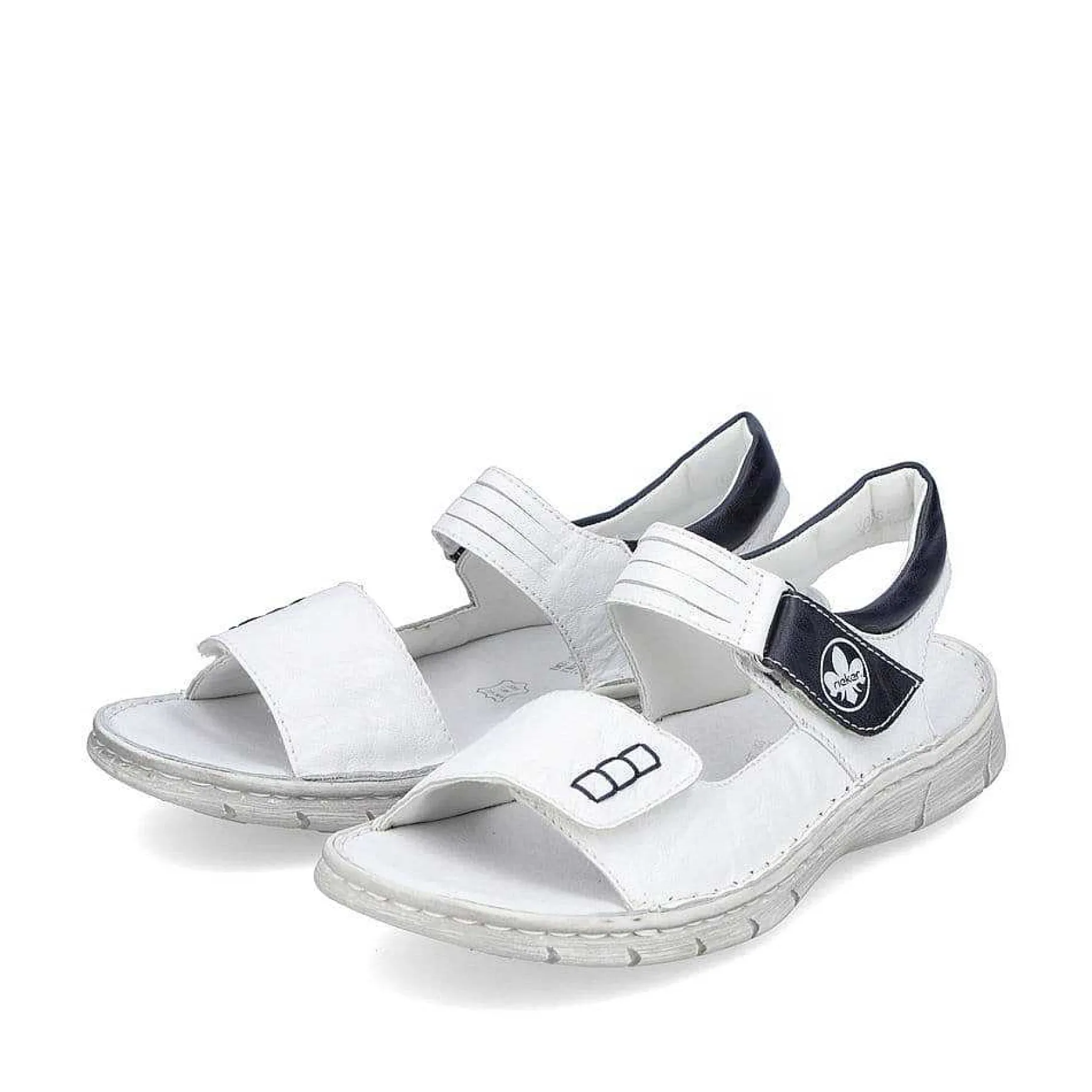 Rieker Women'S Strappy Sandals Edelweis