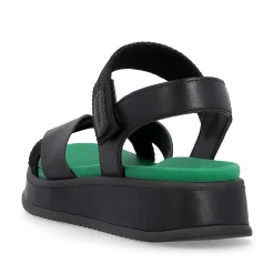 Rieker Women'S Strappy Sandals Night Black