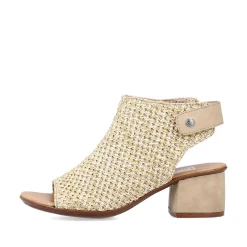 Rieker Women'S Strappy Sandals Sand Beige