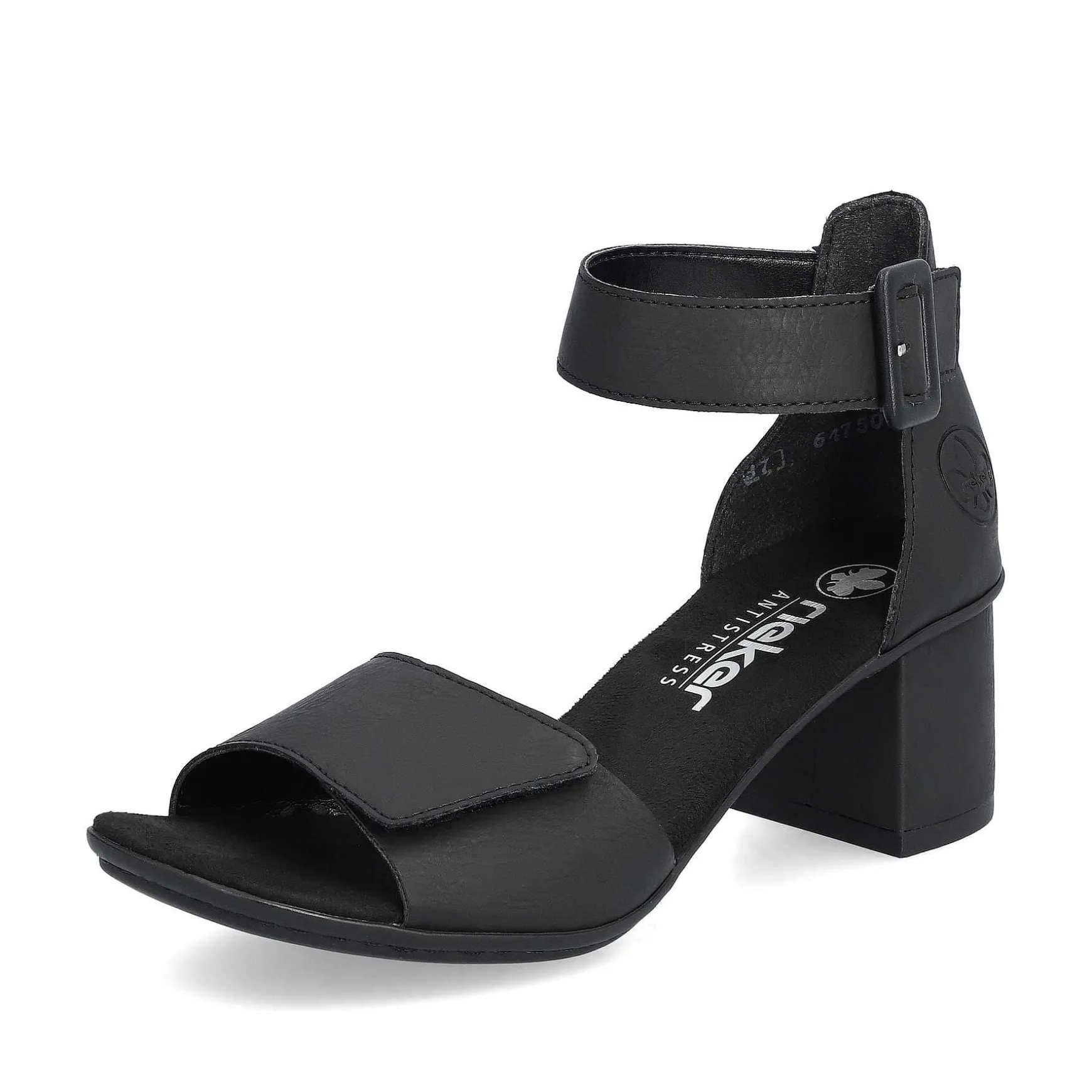 Rieker Women'S Strappy Sandals Jet Black