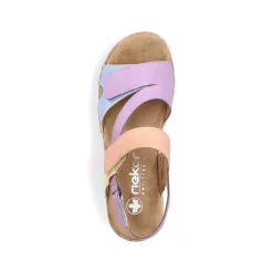 Rieker Women'S Strappy Sandals In Pastel Colors