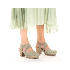 Rieker Women'S Strappy Sandals Mint Green