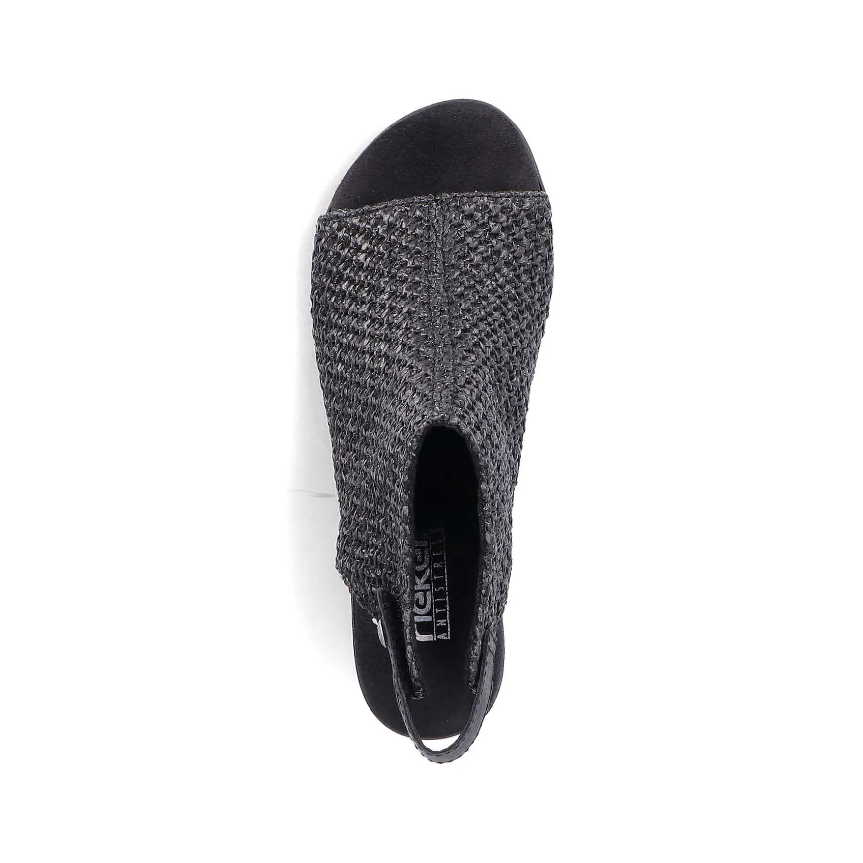 Rieker Women'S Strappy Sandals Jet Black