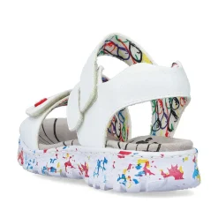 Rieker Women'S Strappy Sandals Lily White