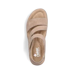 Rieker Women'S Strappy Sandals Beige