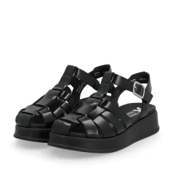 Rieker Women'S Strappy Sandals Noir