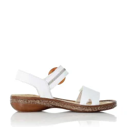 Rieker Women'S Strappy Sandals Pure White