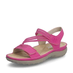 Rieker Women'S Strappy Sandals Pink