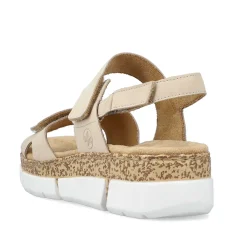 Rieker Women'S Strappy Sandals Light Beige