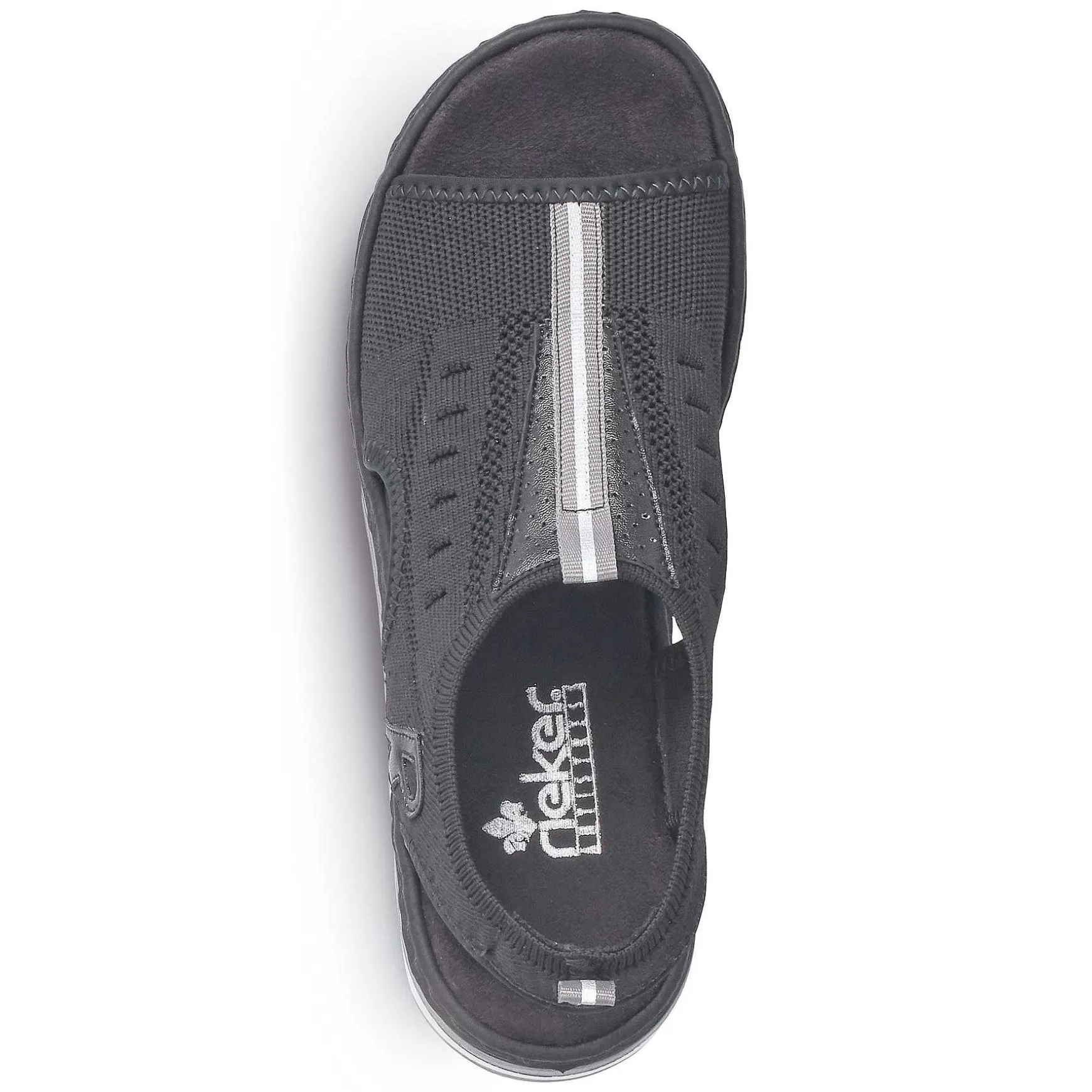 Rieker Women'S Strappy Sandals Night Black