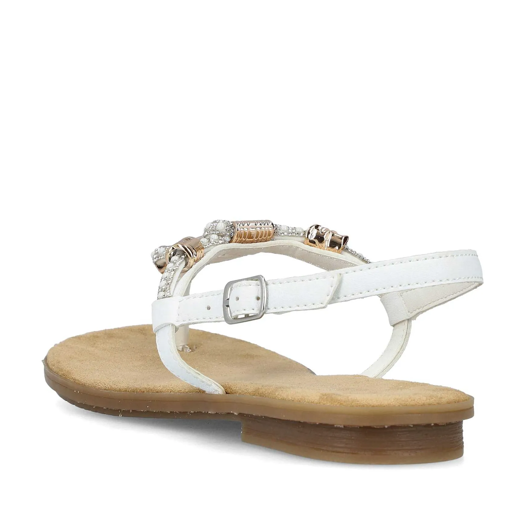 Rieker Women'S Strappy Sandals In Crystal White