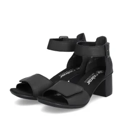 Rieker Women'S Strappy Sandals Jet Black