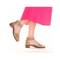 Rieker Women'S Strappy Sandals Beige