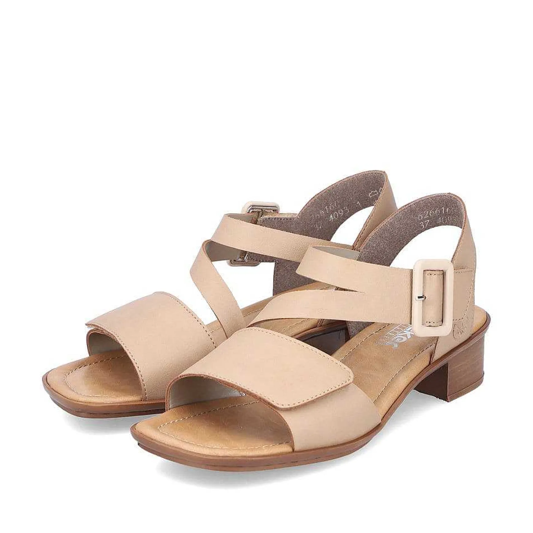 Rieker Women'S Strappy Sandals Beige