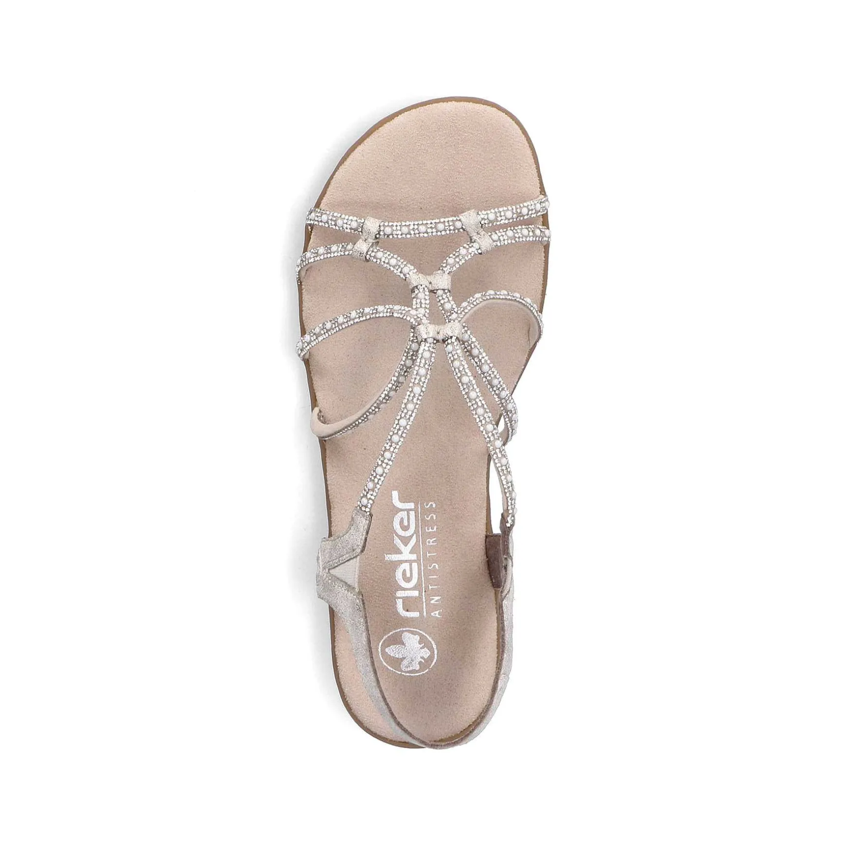 Rieker Women'S Strappy Sandals Light Beige