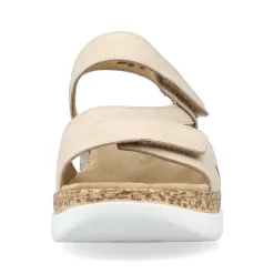 Rieker Women'S Strappy Sandals Light Beige