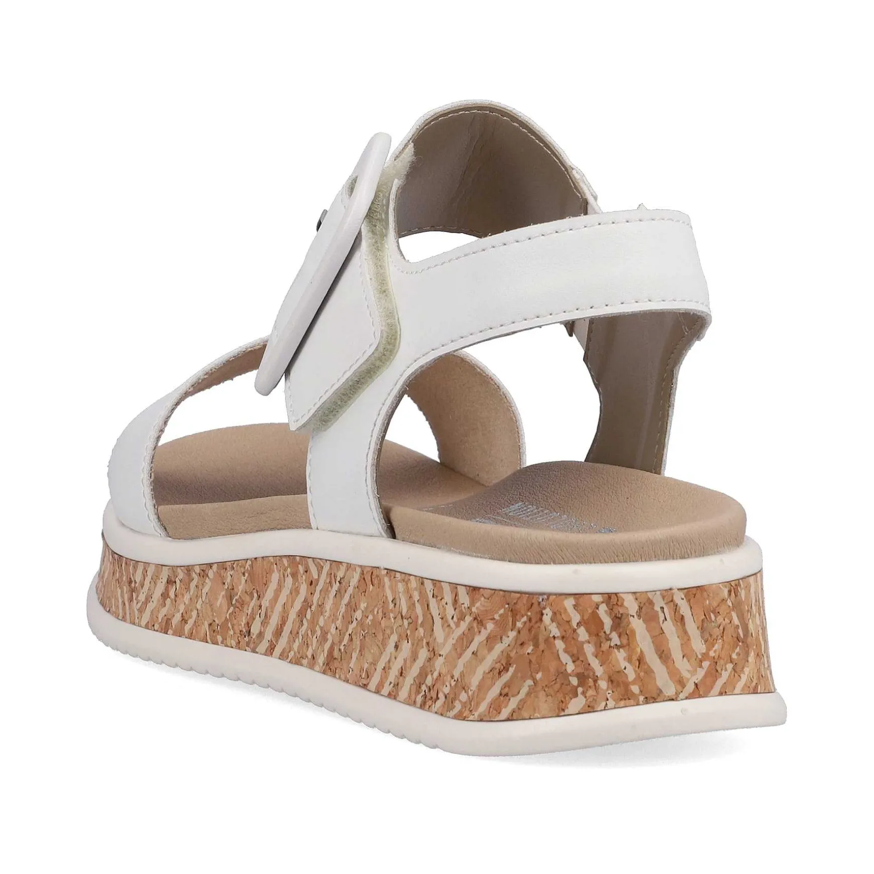 Rieker Women'S Strappy Sandals Brilliant White