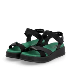 Rieker Women'S Strappy Sandals Night Black