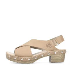 Rieker Women'S Strappy Sandals Light Beige