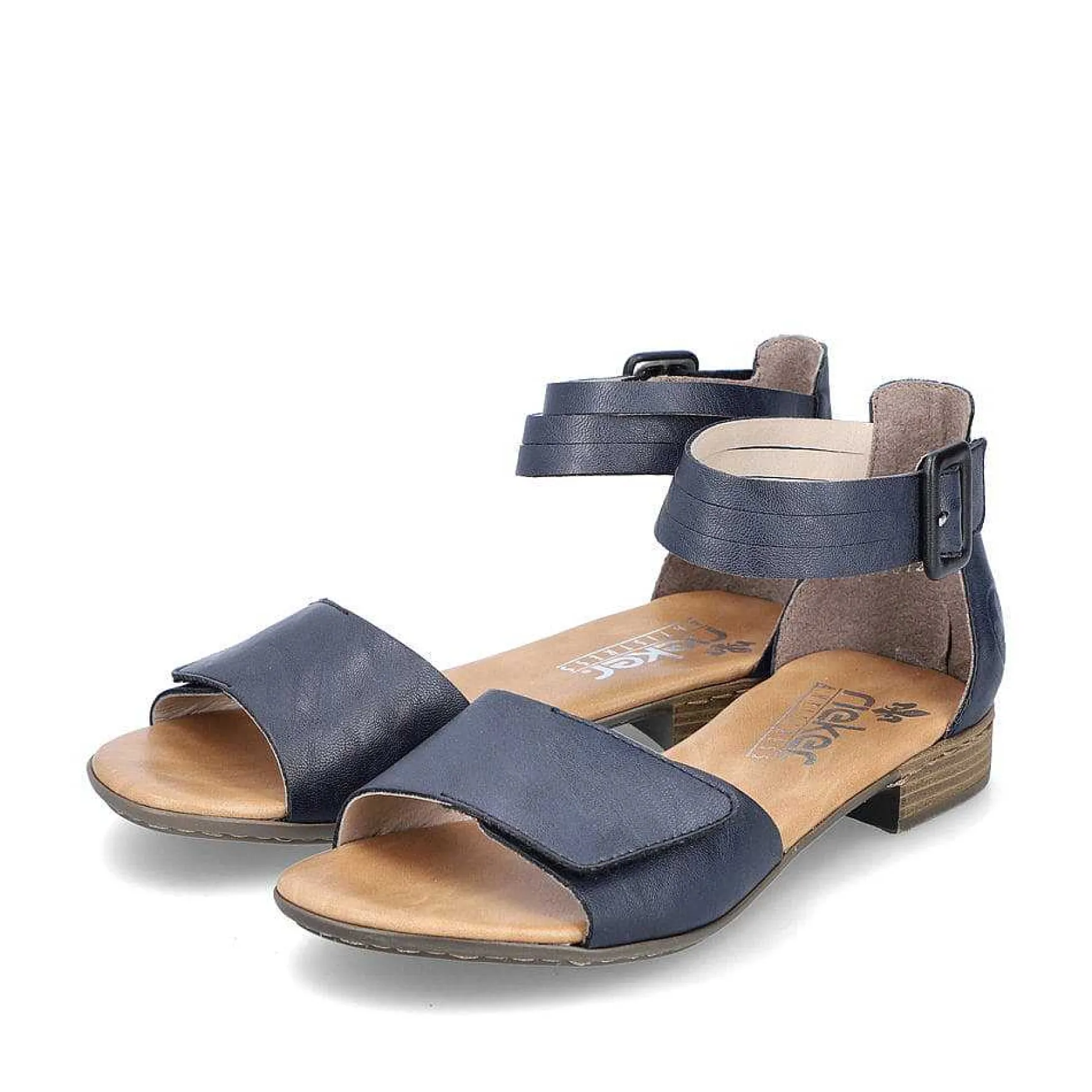 Rieker Women'S Strappy Sandals Azure Blue