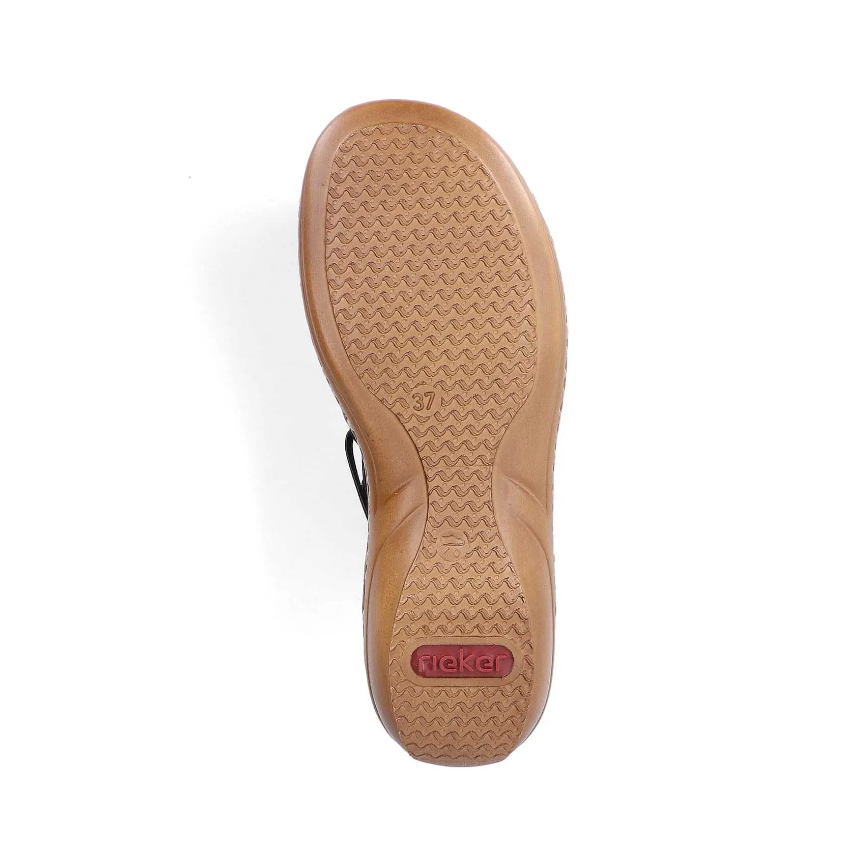 Rieker Women'S Strappy Sandals Asphalt Black