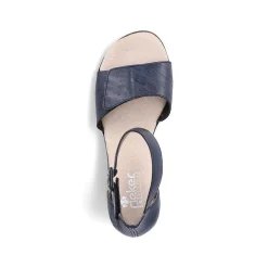 Rieker Women'S Strappy Sandals Navy Blue