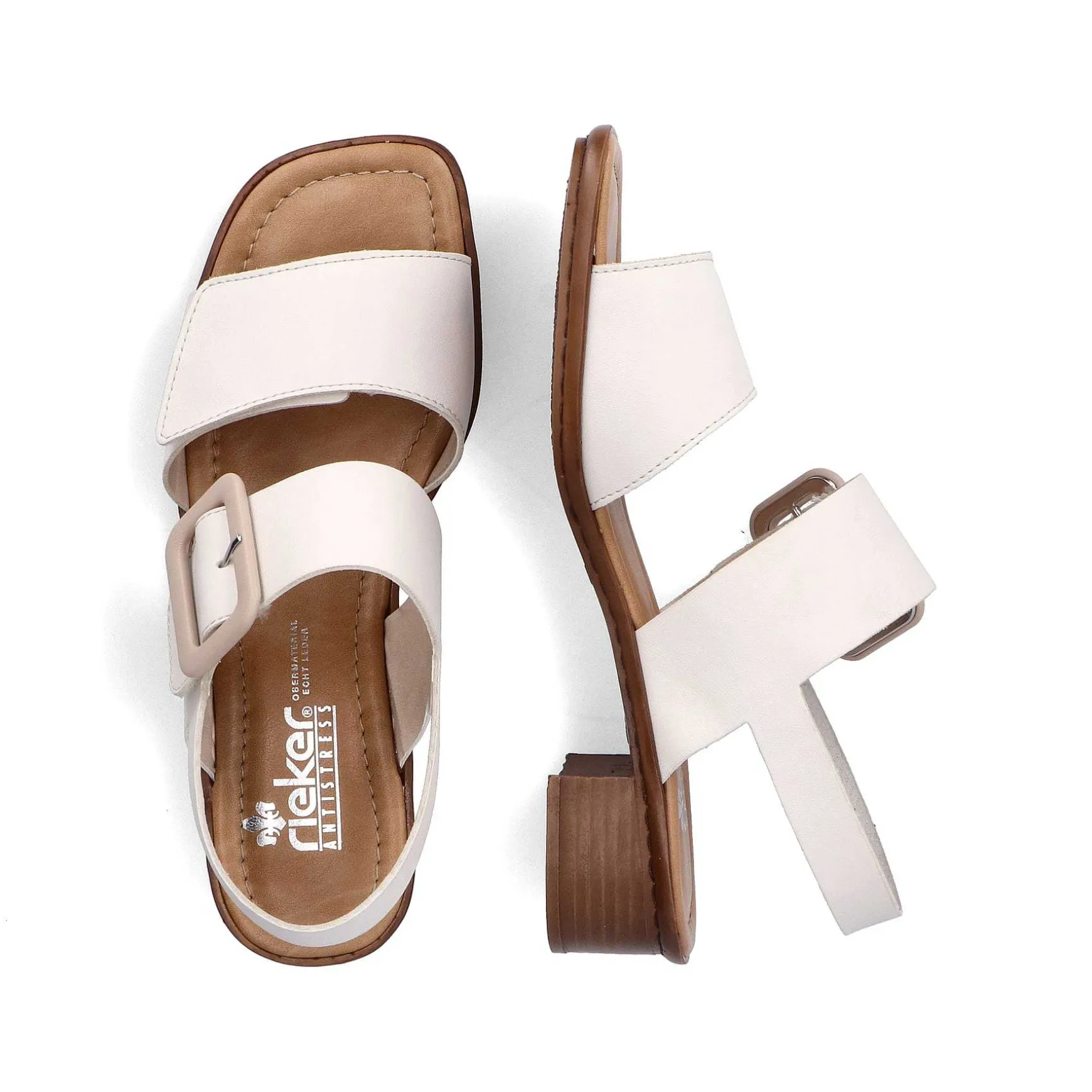 Rieker Women'S Strappy Sandals Light Beige