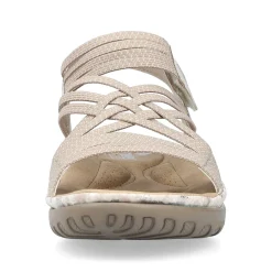 Rieker Women'S Strappy Sandals Cream Beige