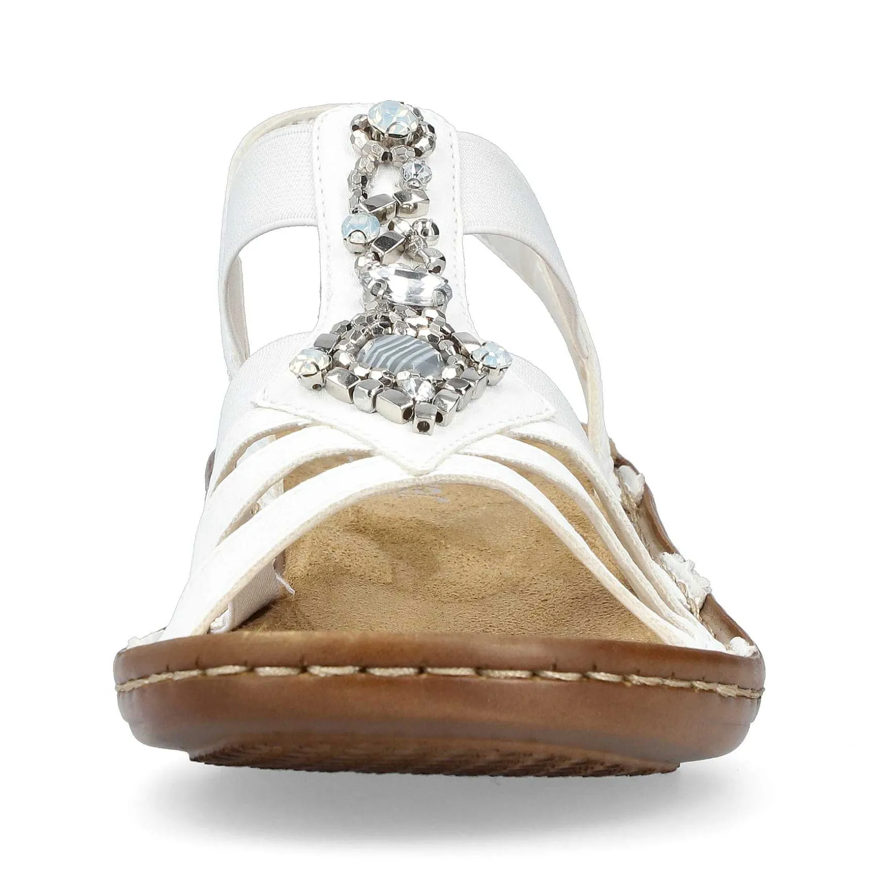 Rieker Women'S Strappy Sandals Lily White