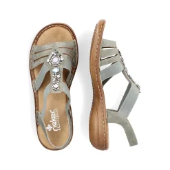Rieker Women'S Strappy Sandals Mint Green