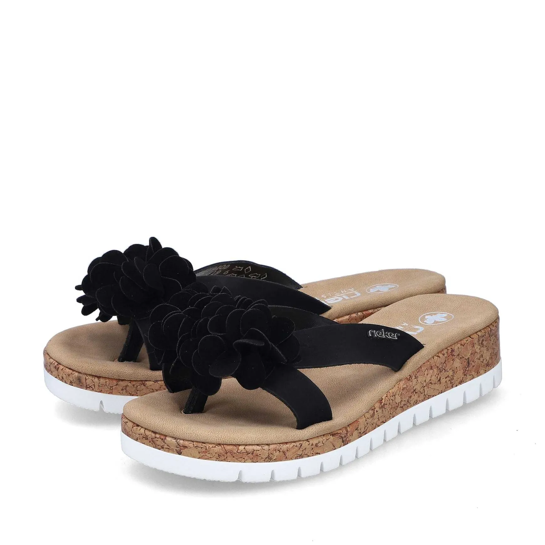 Rieker Women'S Toe Separator Jet Black
