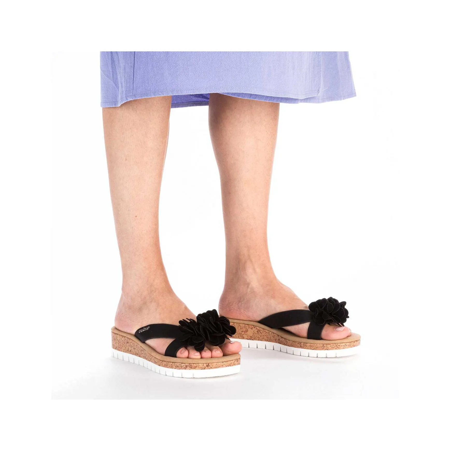 Rieker Women'S Toe Separator Jet Black