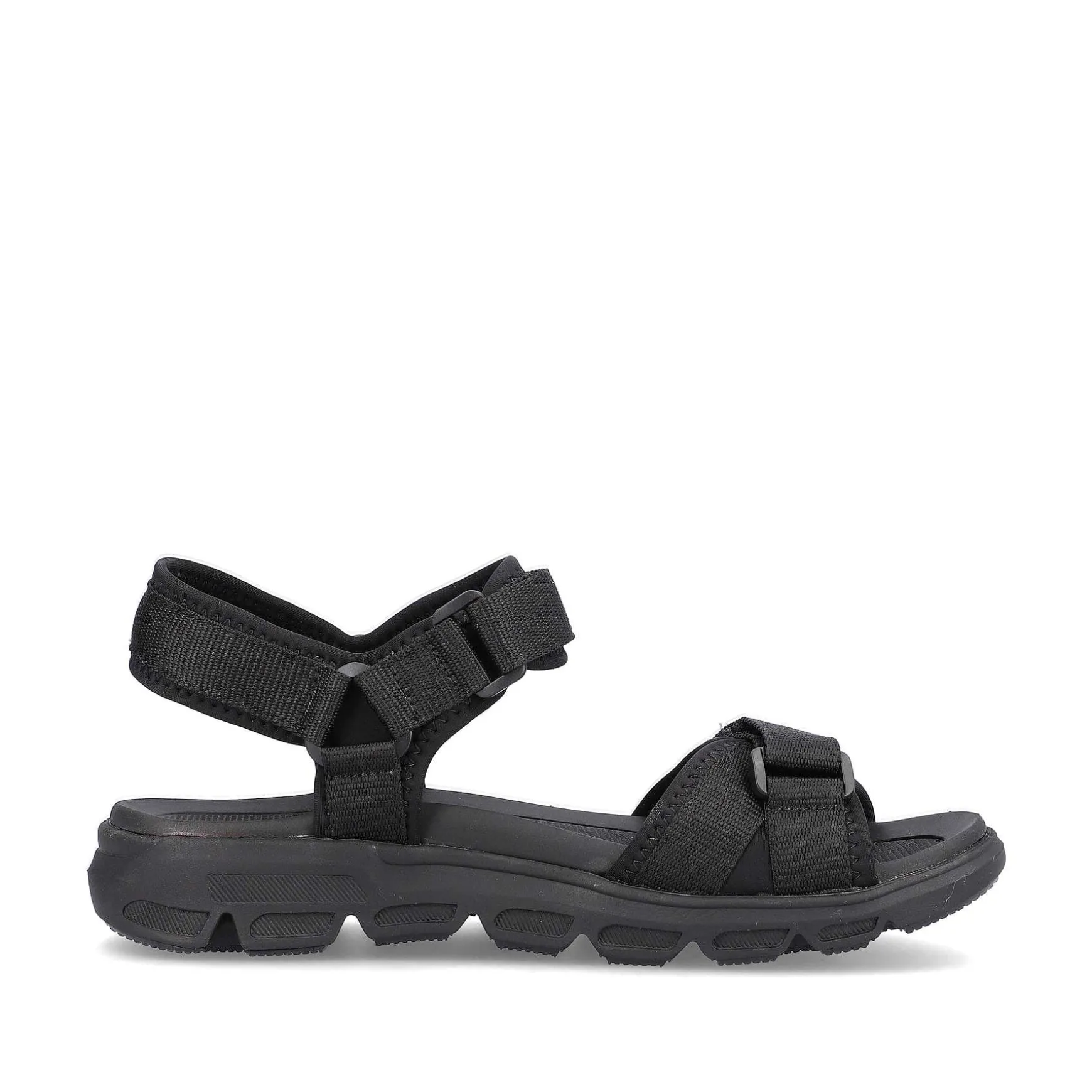 Rieker Women'S Trekking Sandals Deep Black