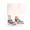 Rieker Women'S Trekking Sandals Slate Blue
