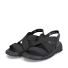 Rieker Women'S Trekking Sandals Deep Black