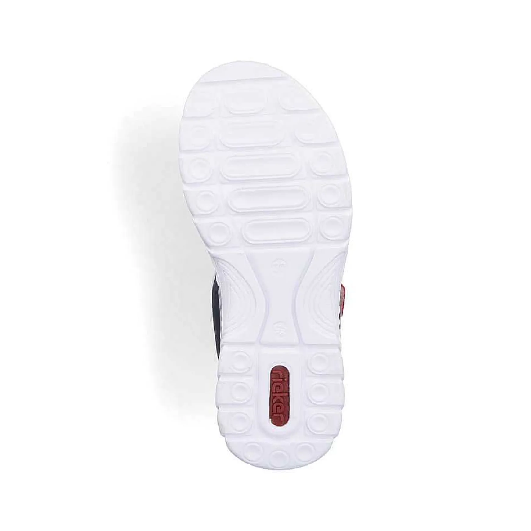 Rieker Women'S Trekking Sandals Fire Red-Navy Blue