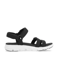 Rieker Women'S Trekking Sandals Deep Black