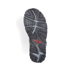 Rieker Women'S Trekking Sandals Fire Red