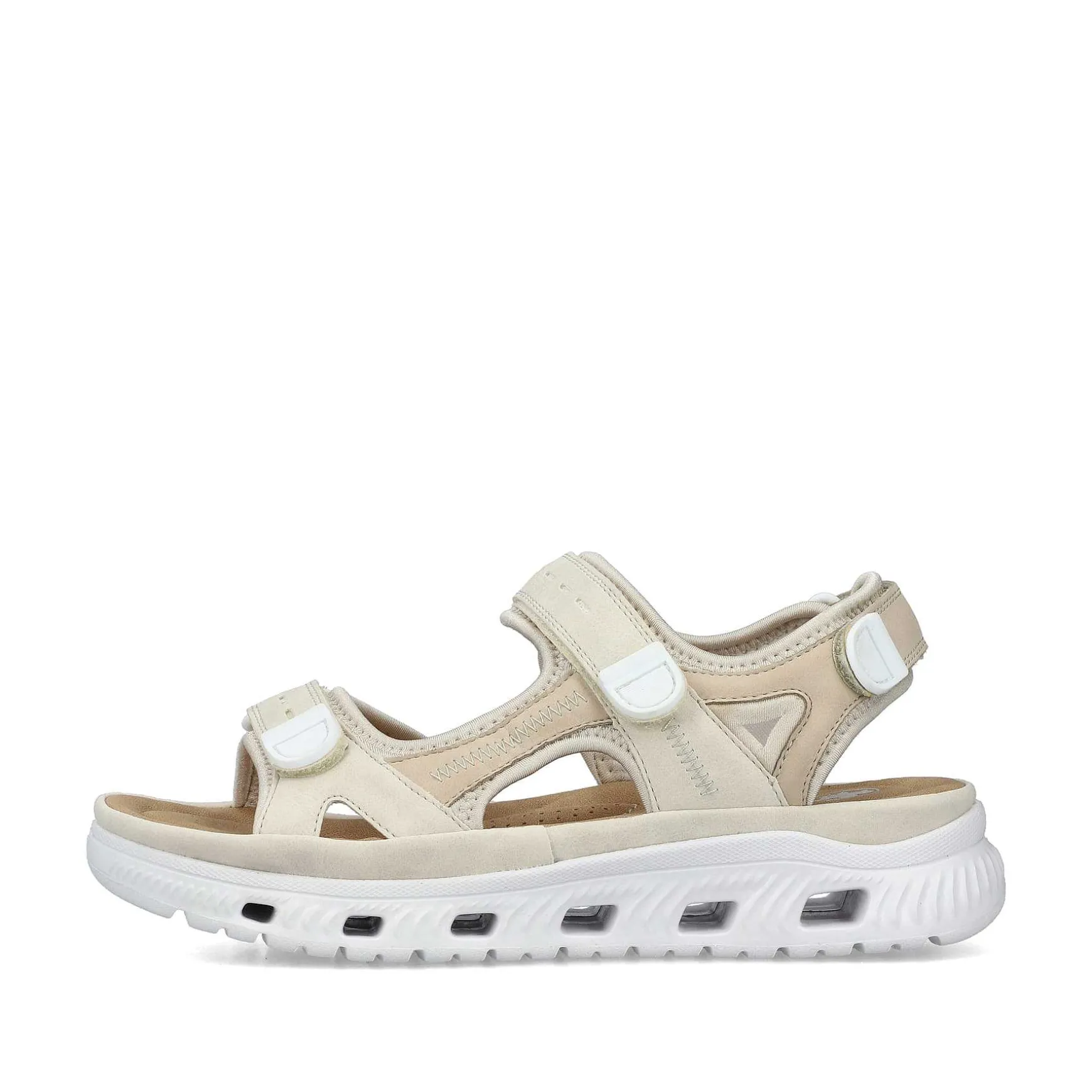 Rieker Women'S Trekking Sandals Light Beige