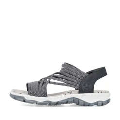 Rieker Women'S Trekking Sandals Pacific Blue