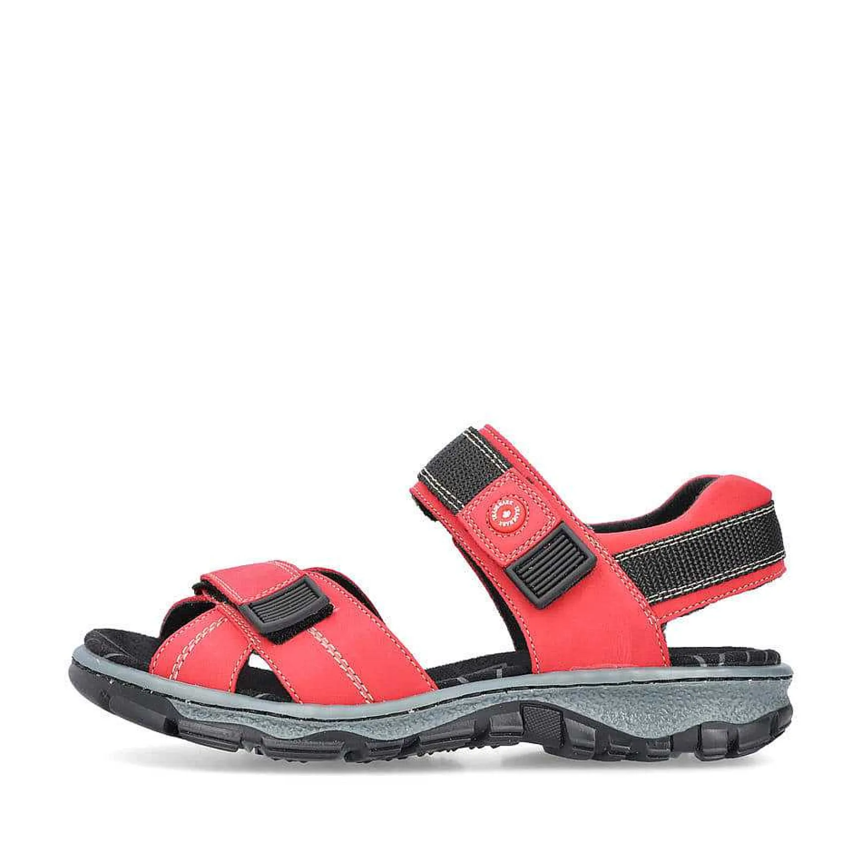 Rieker Women'S Trekking Sandals Fire Red