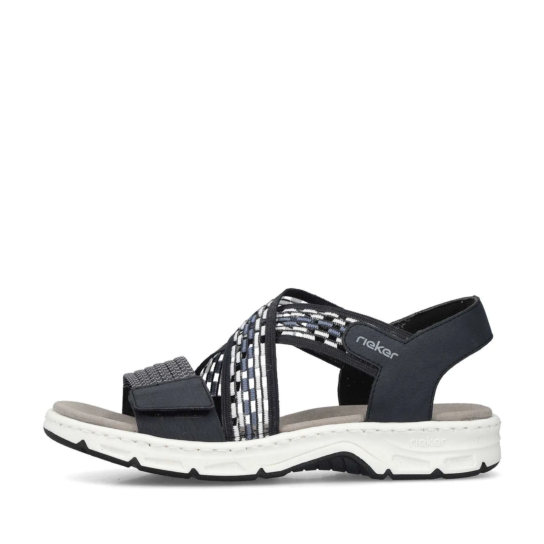 Rieker Women'S Trekking Sandals Steel Blue